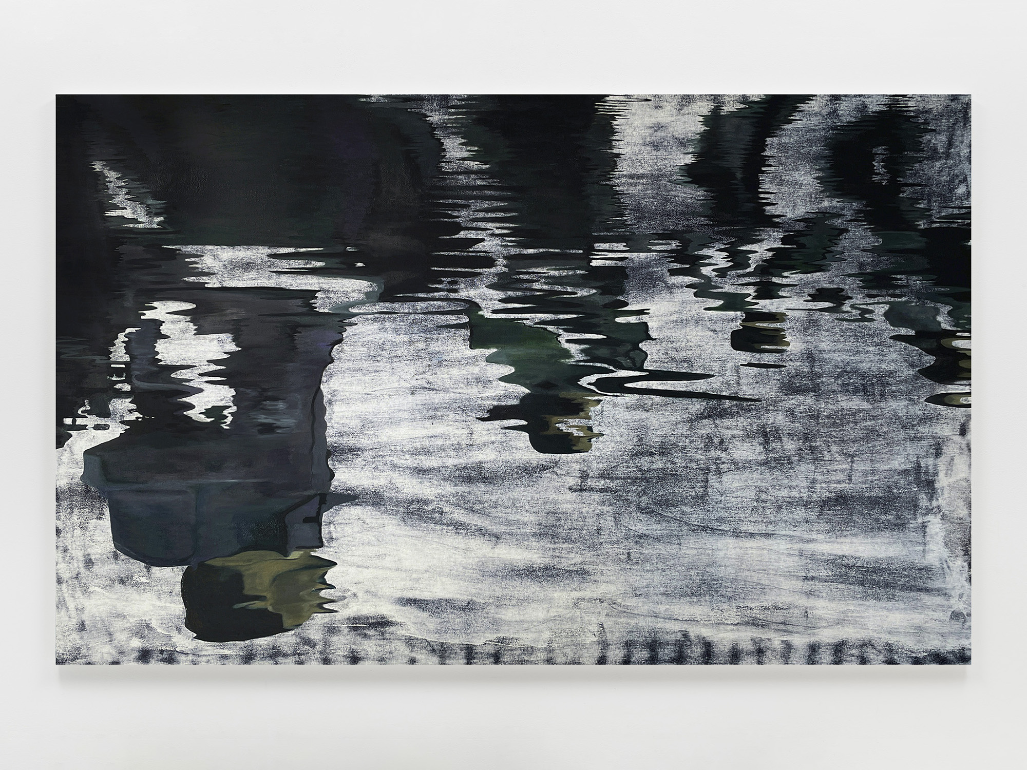 Michael and Chiyan Ho, Afloat for Another Two Seconds, 2021, oil and acrylic on canvas, 135 x 225 cm, 53 1/8 x 88 5/8 in.