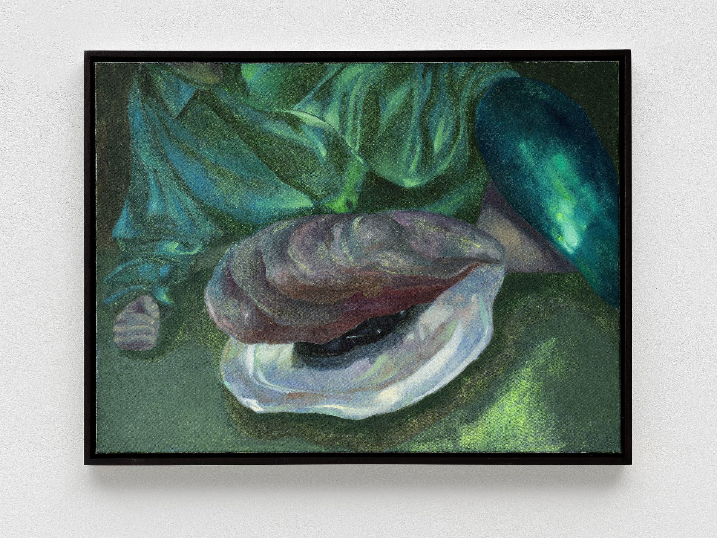 Alessandro Fogo, Birth of the myth (Oyster), 2023, oil on linen, 60 x 80 cm, 23 5/8 x 31 1/2 in.