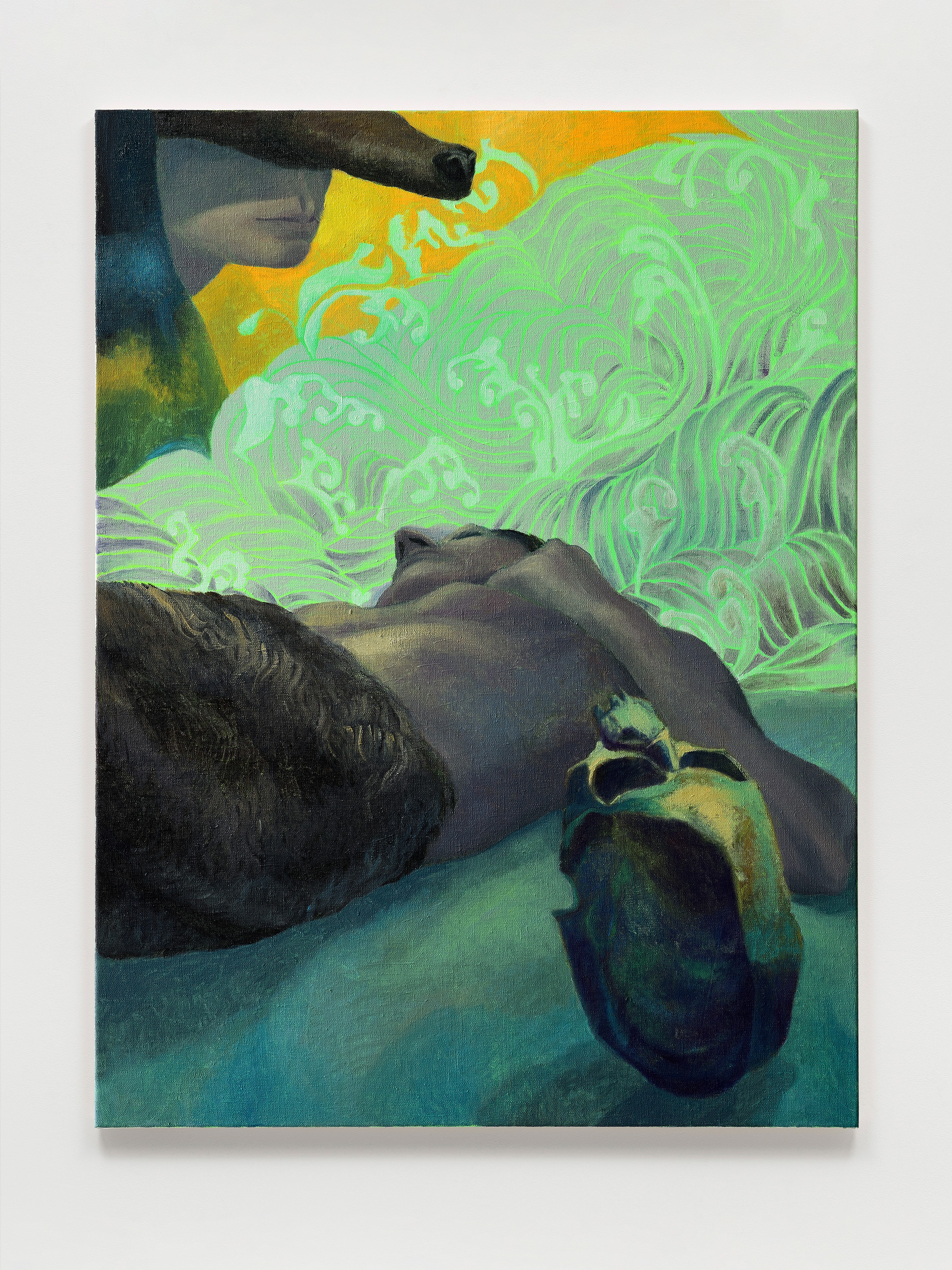 Alessandro Fogo, The Satyr’s dream, 2022, Oil on linen, 80 x 60 cm, 31 1/2 x 23 5/8 in.