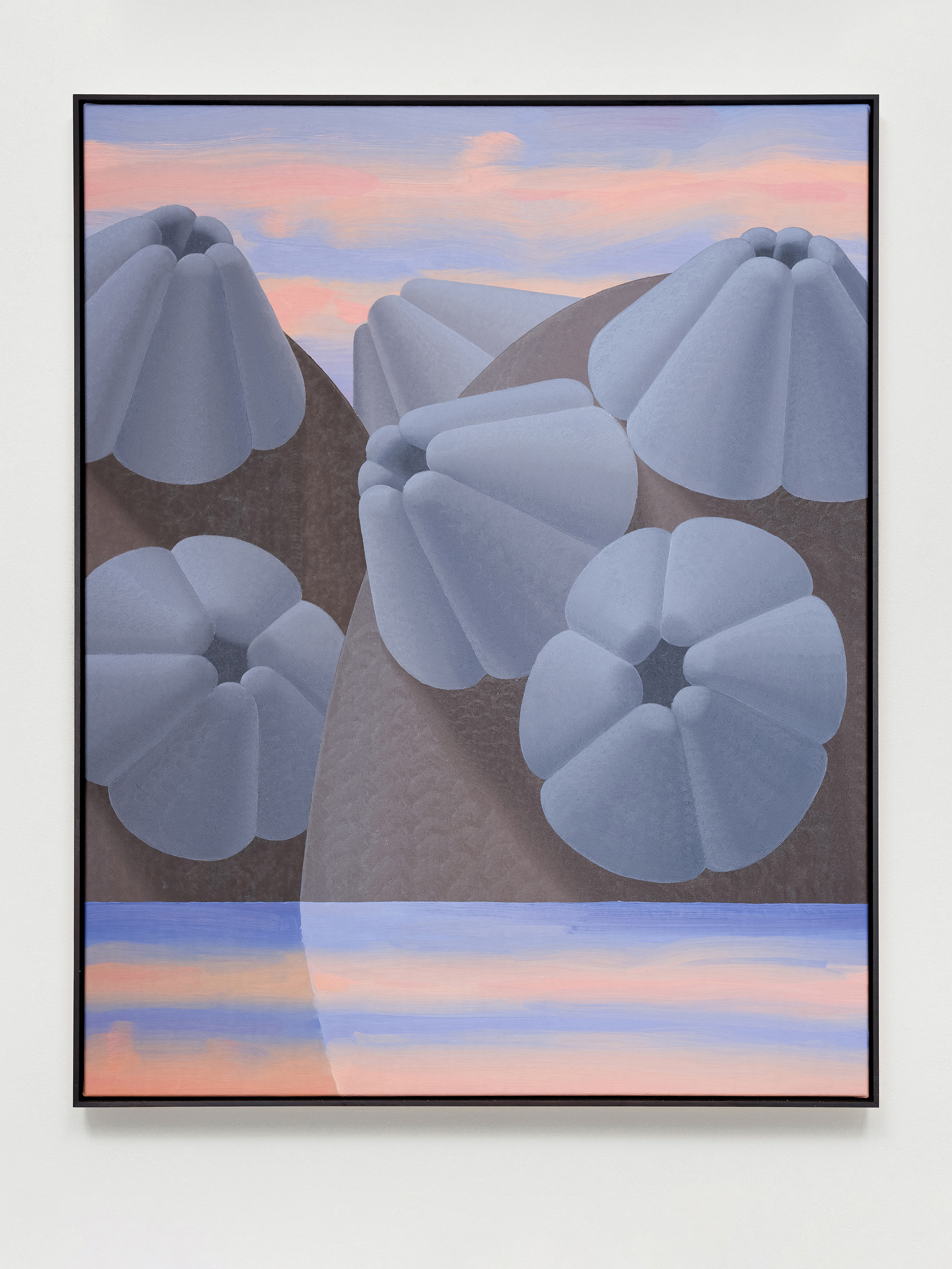 Laurens Legiers, Barnacles at Sunset, 2022, Oil on canvas, 120 x 95 cm, 47 1/4 x 37 3/8 in.
