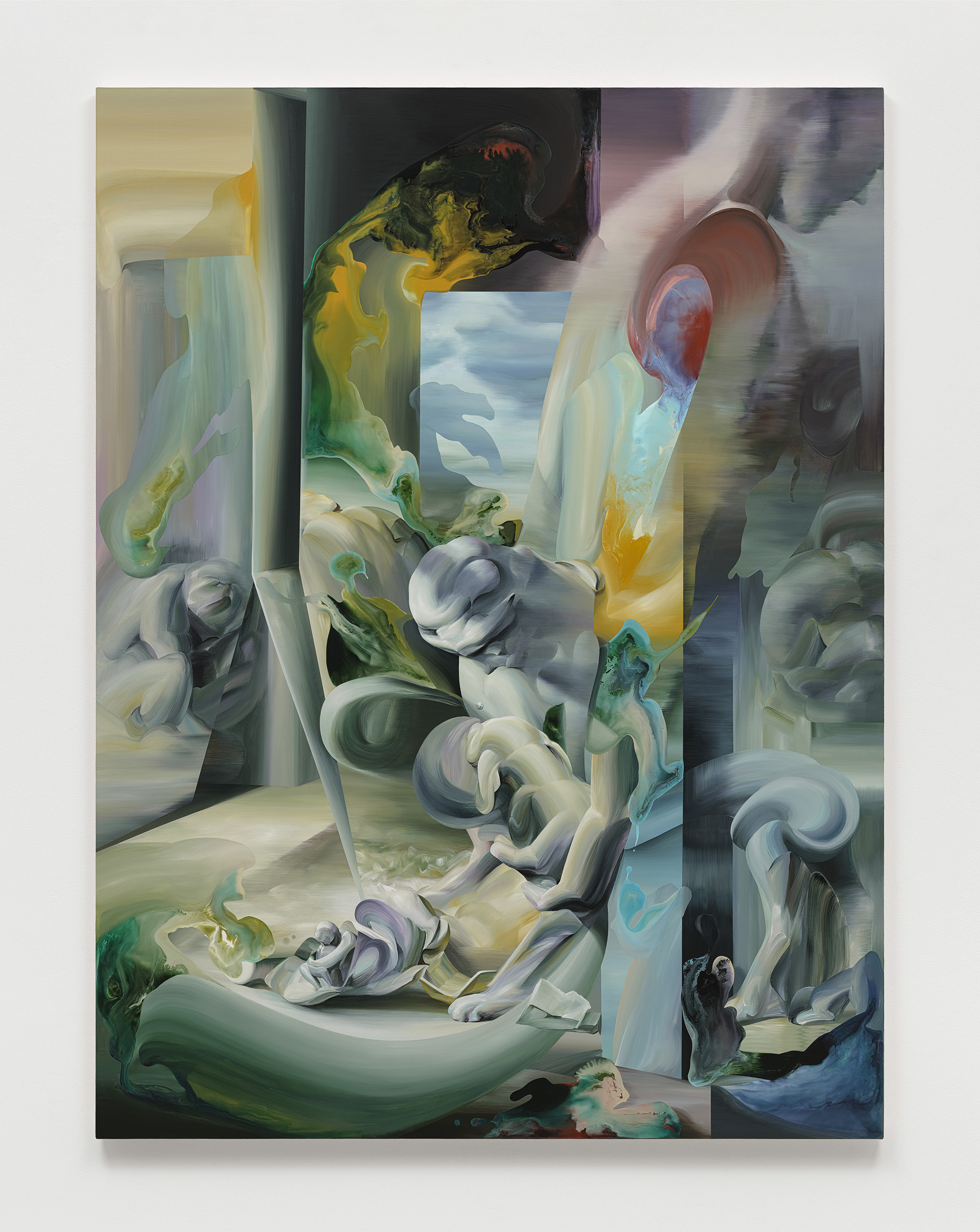 Huang Ko Wei, Narrator, 2022, acrylic on canvas, 180 x 135 cm