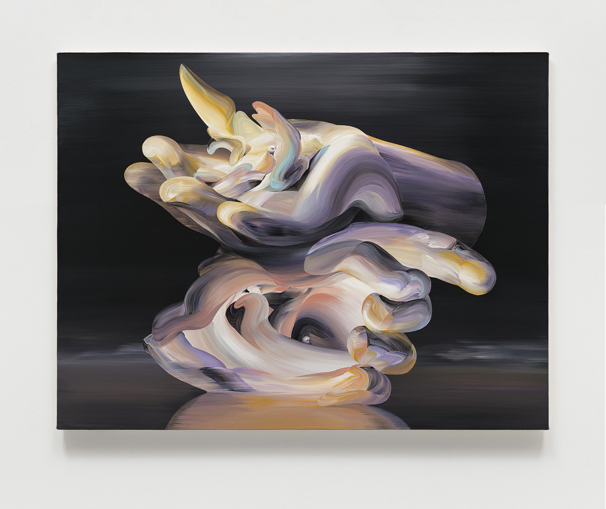 Huang Ko Wei, Layer, 2022, acrylic on canvas, 50 x 65 cm