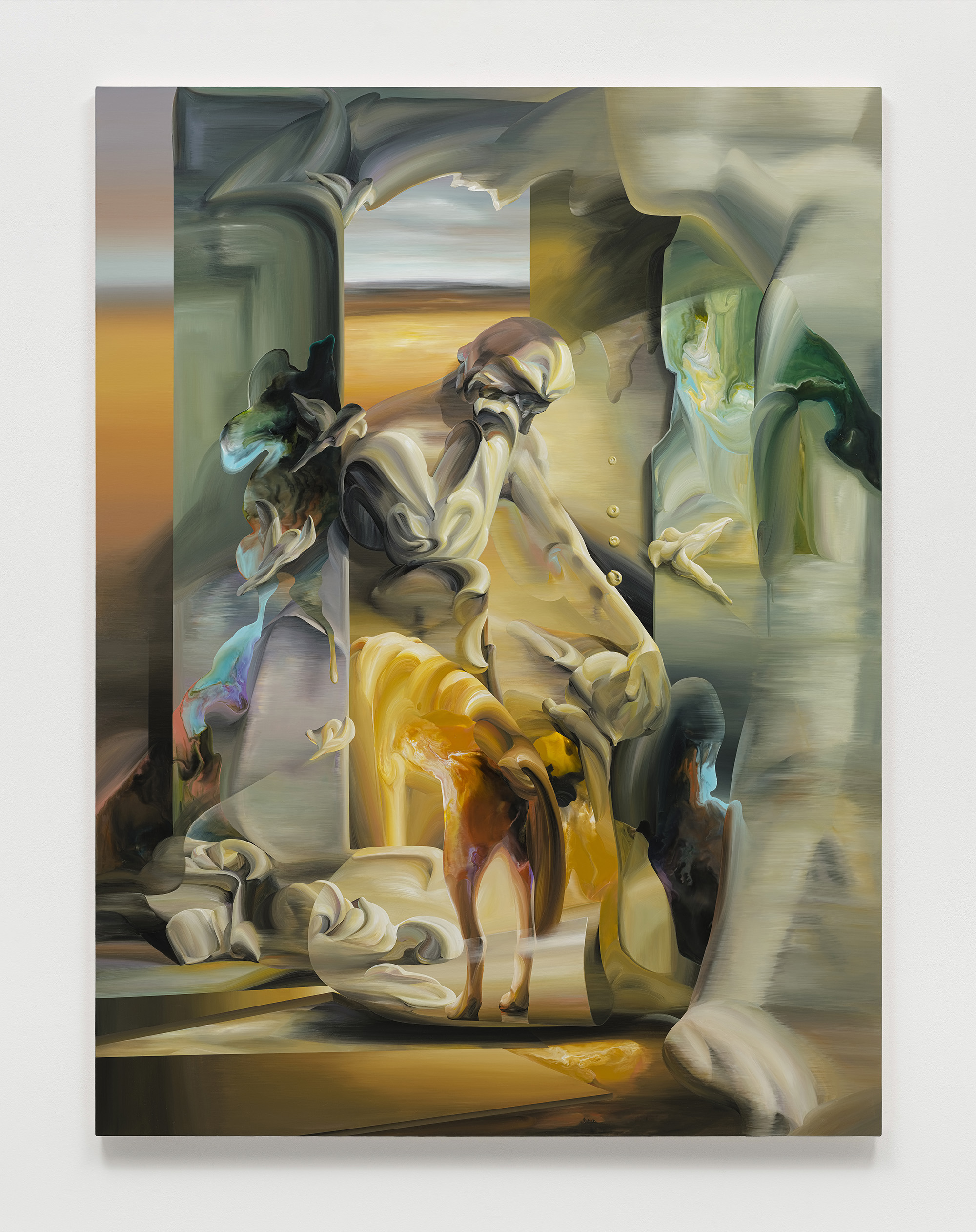 Huang Ko Wei, Fog, 2022, acrylic on canvas, 180 x 135 cm