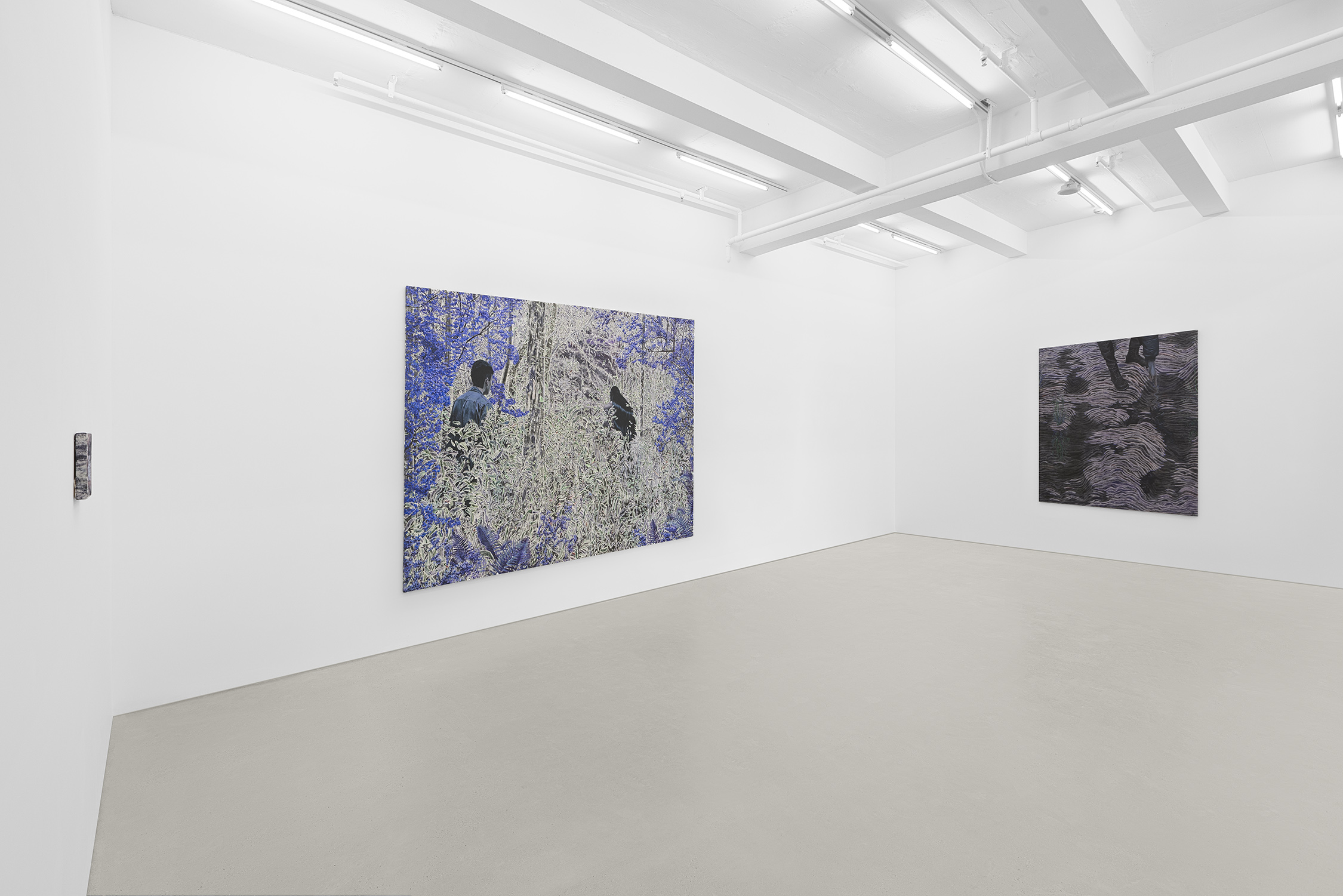 Installation view of Michael Ho's solo exhibition Grotto Heavens at Gallery Vacancy, 2023