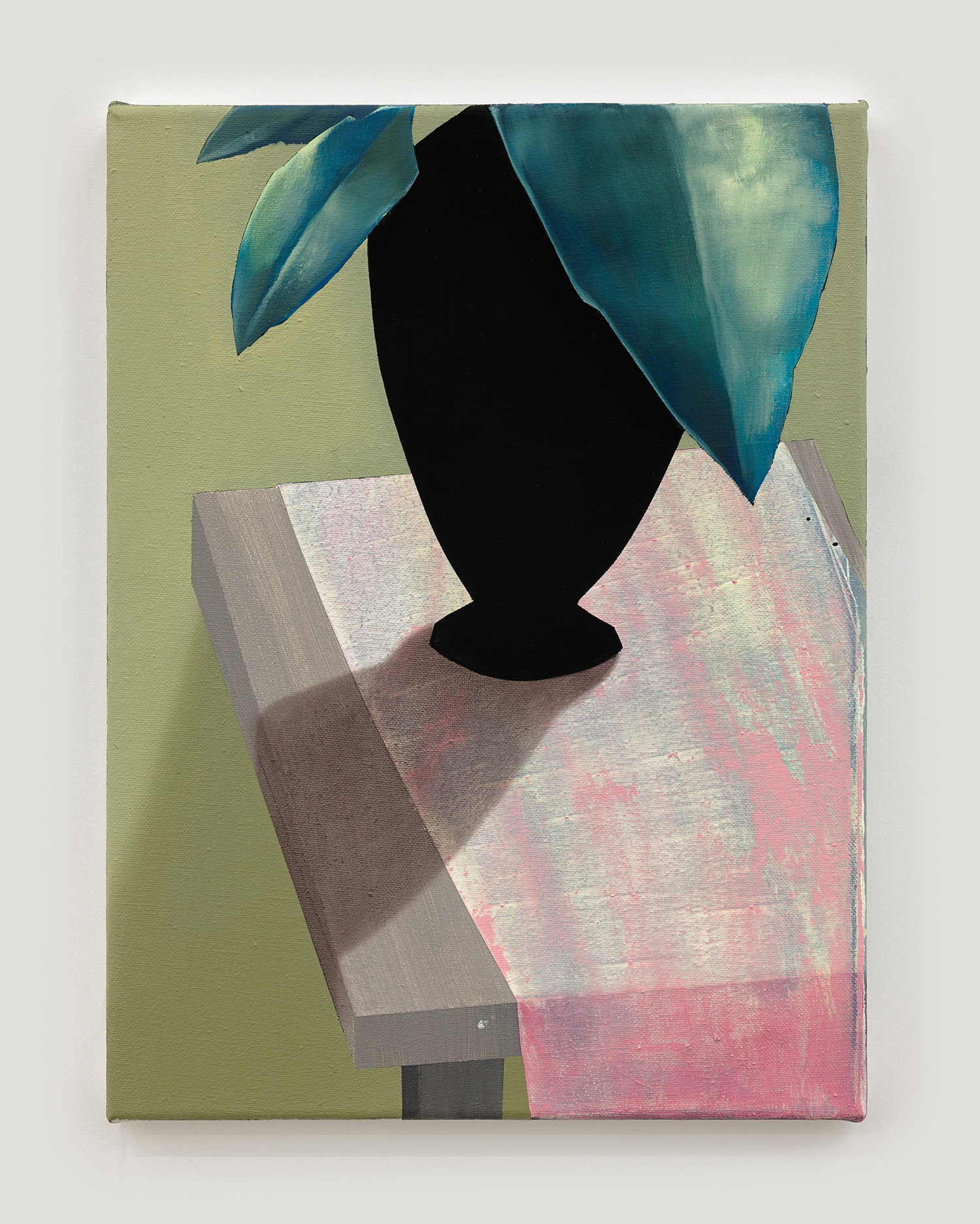 Ellen Akimoto, Unknowable Vase, 2020, acrylic on canvas, 40 x 30 cm, 15 3/4 x 11 3/4 in