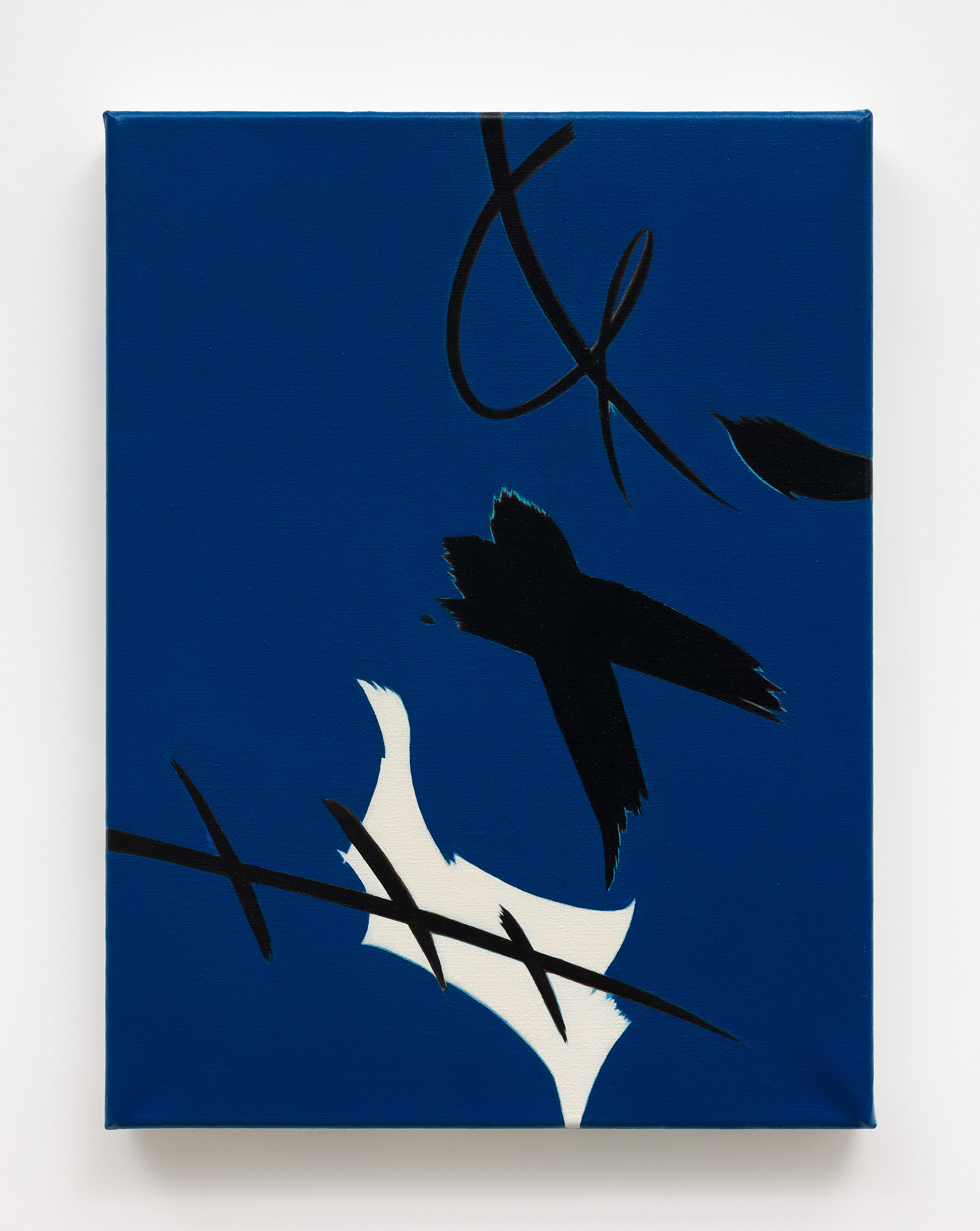 Shi Jiayun, Blue #4, 2022, Oil on linen, 40 x 30 cm, 15 3/4 x 11 3/4 in.