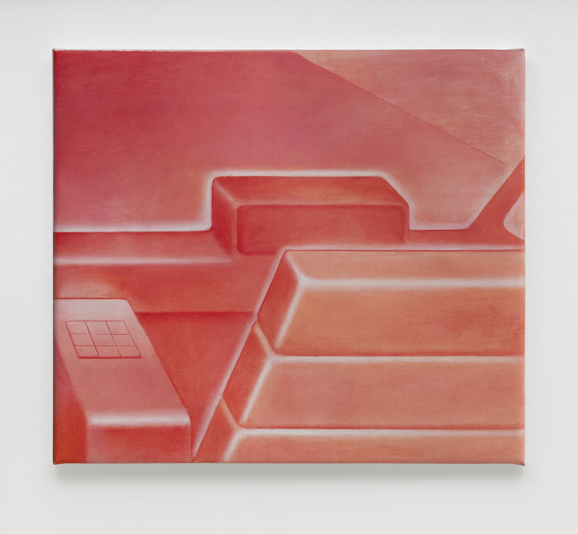 Richard Burton, Thermo Static, 2021, oil on linen, 36 × 40 cm, 14 1/8 × 15 3/4 in